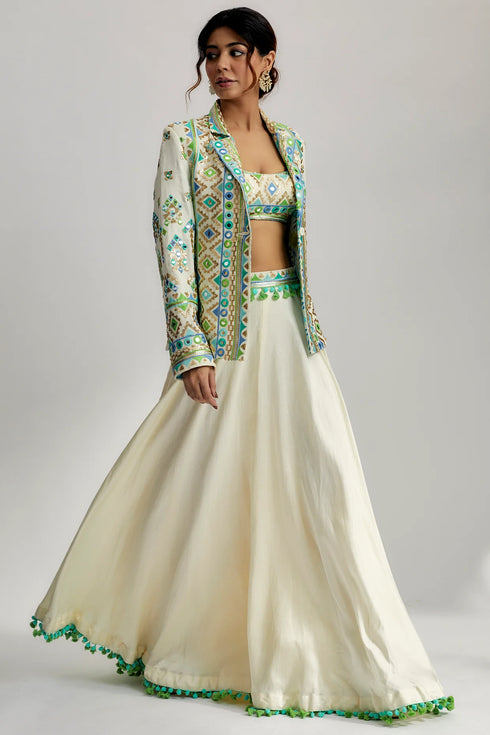 Laira Blazer Set With Victorian Skirt