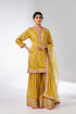 Sadhna Sharara Set - Mustard