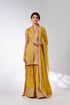 Dhriti Sleeveless Sharara Set - Mustard