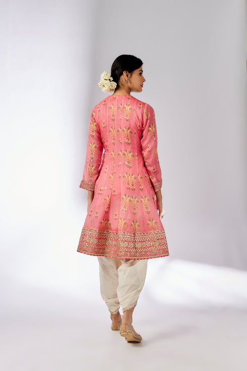 Ekta AG Dhoti Set - Pink