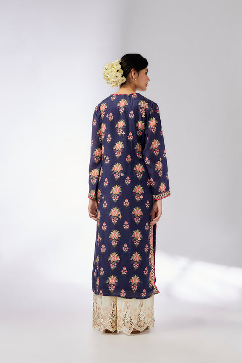Dhara Tunic - Navy