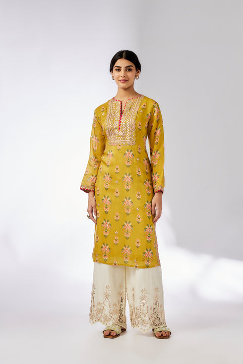 Neha Tunic - Mustard