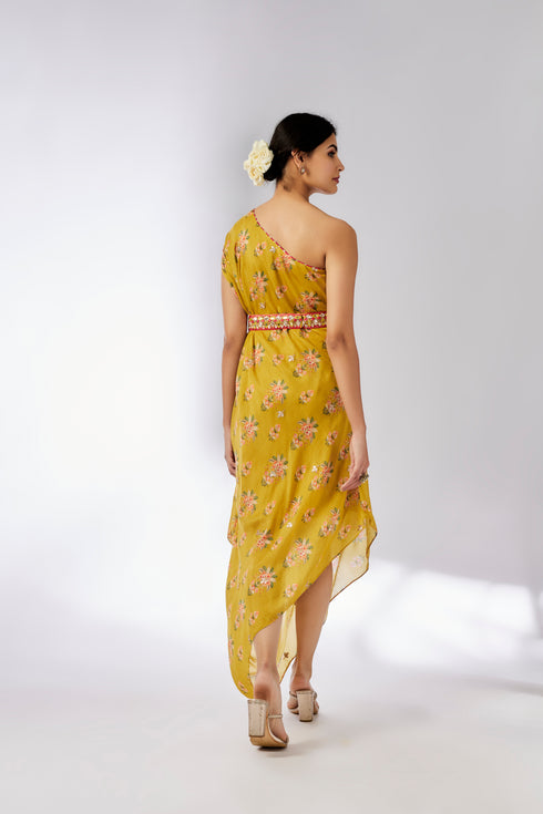 Zoya Dress - Mustard