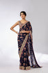 Masoom Saree Set - Navy