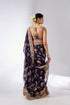 Mahira Saree Set - Navy