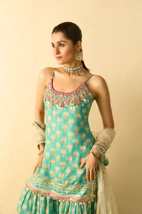 Ravina Strappy Sharara Set