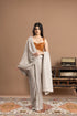 Tissue Pre Draped Saree with Blouse