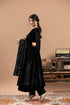 Velvet Anarkali With Pants And Dupatta