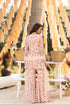 Nude Pink Printed Sharara Set