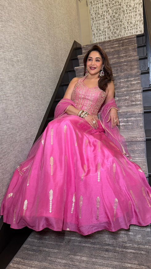 Madhuri Dixit In Pink Amal
