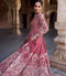 Red Organza Anarkali Set
