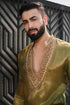 Olive Green Kurta Set