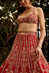 Hot Red Lehenga Set