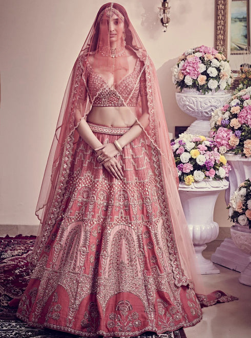 Scarlet Red Lehenga