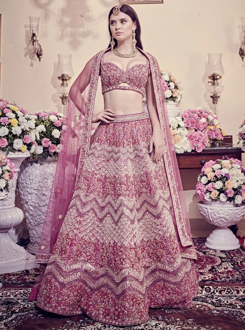 Mulberry Pink Lehenga