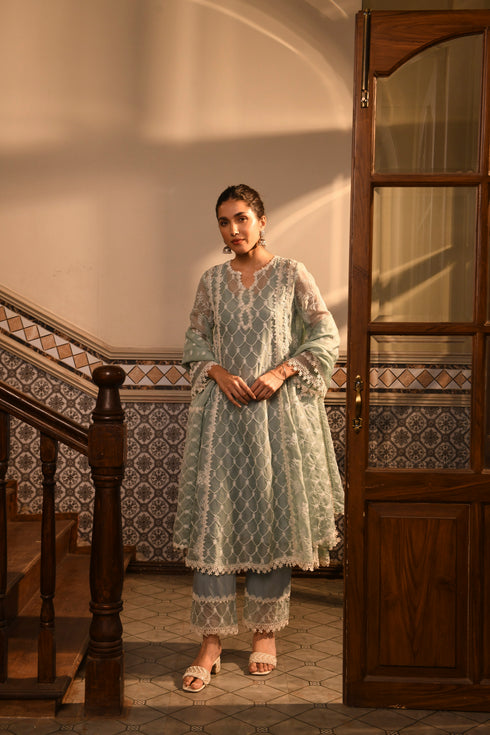 Barsin Set With Dupatta