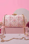 Mogra Capsule Clutch Baby Pink