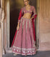 Red Raw Silk Lehenga Set