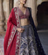 Purple Raw Silk Lehenga Set