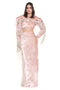 Rose Pink Embroidered Boxy Choli with Skirt