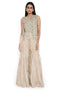 Off White Embroidered Top And Sharara With Ruffles