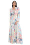 Euphoria Print Embroidered Blazer With Bustier And Sharara With Belt