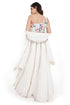 Off White Embroidered Choli And Lehenga With Dupatta