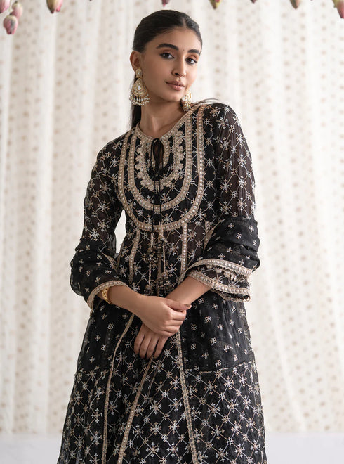 Rasiya Anarkali Kurta with Rasiya Pants
