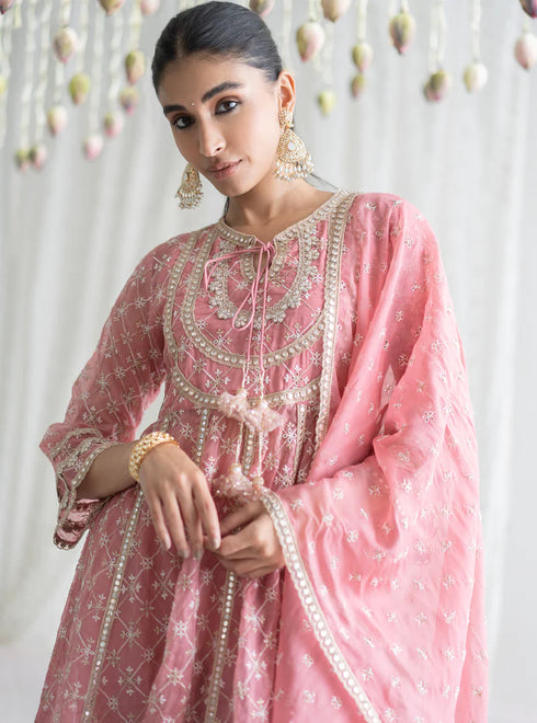 Rasiya Anarkali Kurta with Rasiya Pants