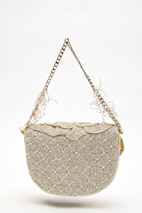 Coco Beaded Sling – Summer Silver