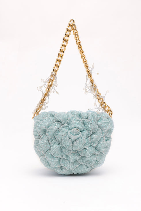 Coco Beaded Mini – Powder Blue