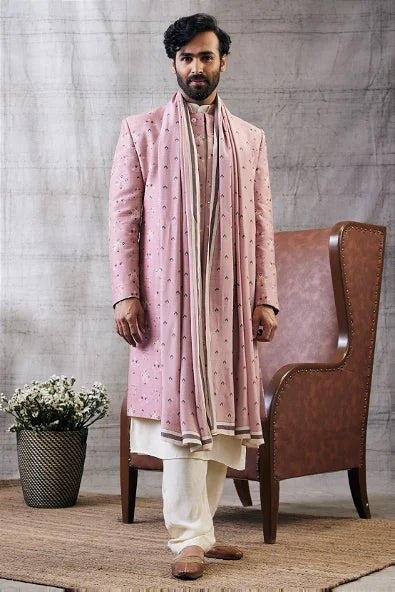 Sarouk Printed Sherwani Set