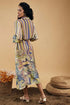 Marble Mosaic Printed Long Dress