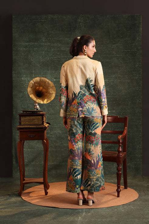 Kaira Embroidered Blazer Set