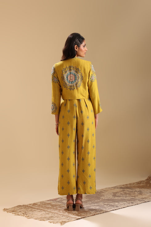 Eraya Emblished Jumpsuit Set