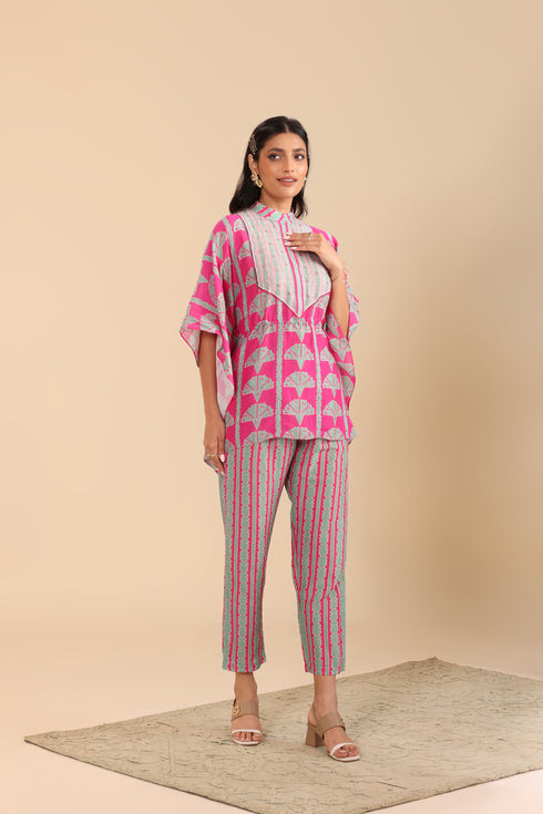 Naqsh Embellished Short Kaftan Set