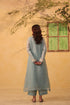 Vaayu Light Blue Collar Kurta Set