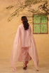 Vaayu Light Pink Straight Long Kurta Set