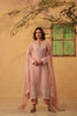 Vaayu Light Pink Straight Long Kurta Set