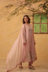 Vaayu Light Pink Jaal Straight Kurta Set