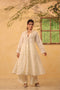 Vaayu Ivory Kalidar Set