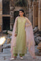 Vaayu Green Close Neck Kurta Set