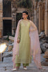 Vaayu Green Close Neck Kurta Set