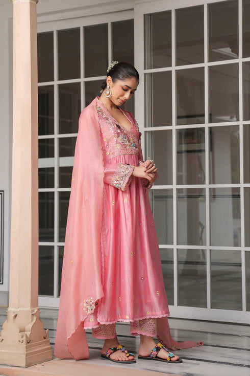 Gulzar Frockstyle Kurta Set