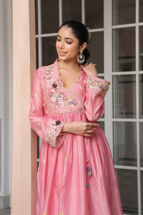 Gulzar Frockstyle Kurta Set