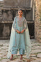 Vaayu Light Blue Heavy Neck Kurta Set