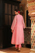 Ahista Pink Pakhi Yoke Pheran Long Kurta Set