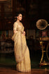 Ahista Ivory Patti Buta Saree Set