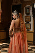 Ahista Peach Zardosi Lehenga Set