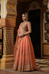 Ahista Peach Zardosi Lehenga Set